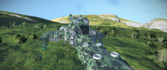 Blueprint Cheap Atmo Fighter MK 2.3 Space Engineers mod