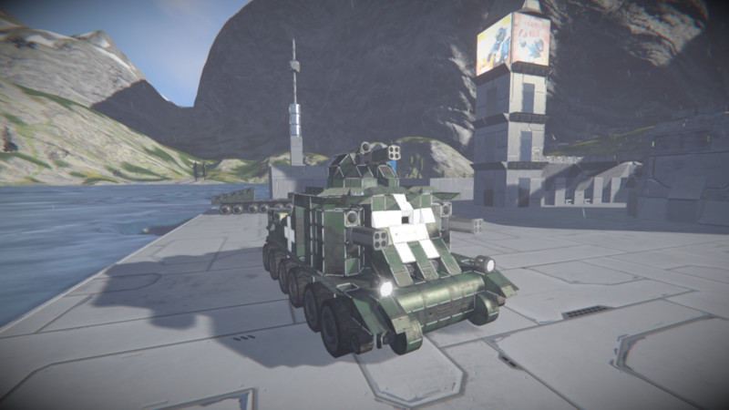 Space Engineers: .M3 Lee gun tank v 1.0 Blueprint, Rover, Small_Grid ...