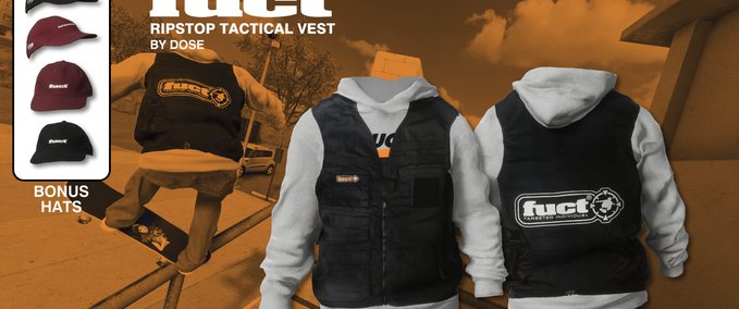 Gear Fuct Ripstop Tactical Vest Skater XL mod