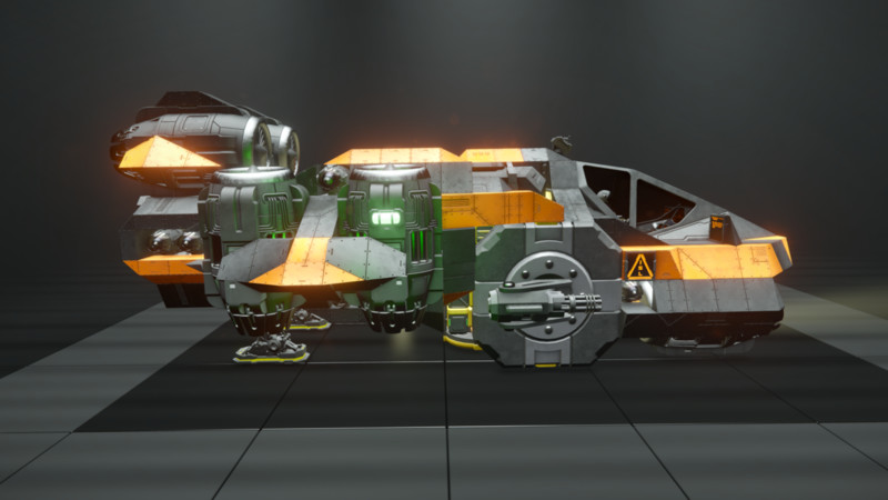 Space Engineers: ISL - Phoebe-AO 545 Shuttle v 1.0 Blueprint, Ship ...