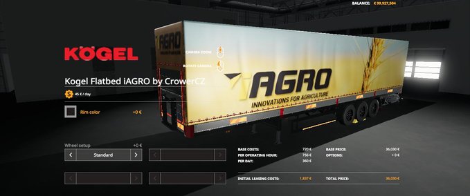 Auflieger iAgro Kogel Autoloader Trailer Landwirtschafts Simulator mod