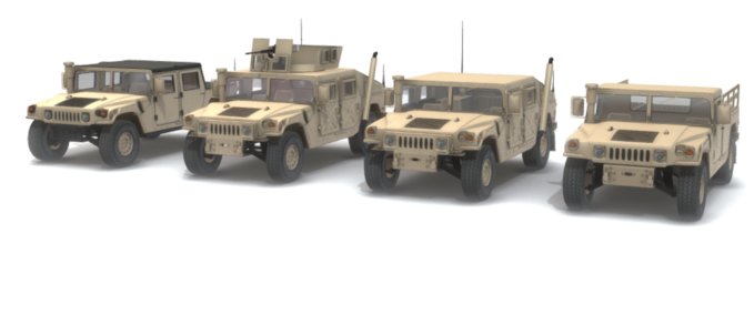 Blueprint Humvee 4 Version ( By Lixyss ) Space Engineers mod