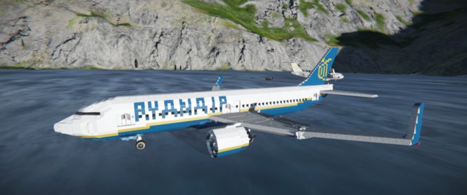 Blueprint 737 MAX RYANAIR (By Lixyss ) Space Engineers mod