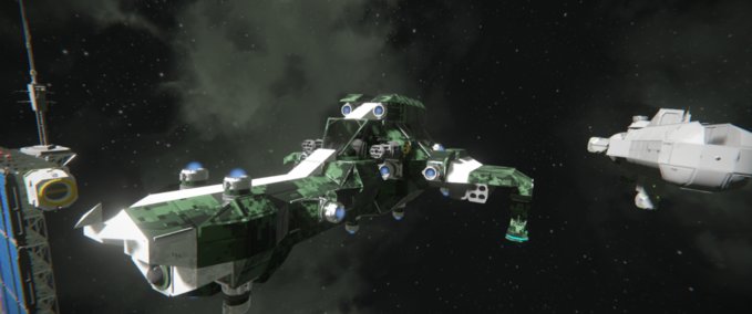 Blueprint K1 Ion Striker Space Engineers mod
