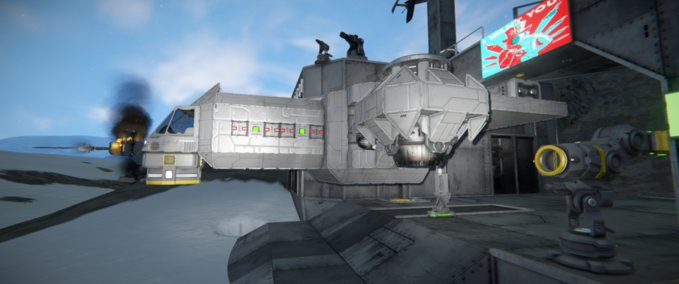Blueprint Big daddys test Space Engineers mod
