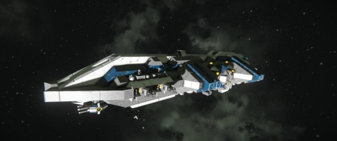 Blueprint (ACI) Agitator MK III Frigate (FF) Space Engineers mod