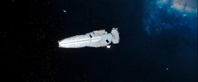 Ship UNSA Retribution SWC- 141 Space Engineers mod