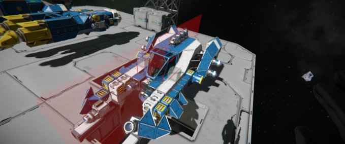 Blueprint Fighter Broken Space Engineers mod