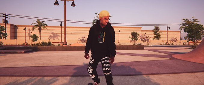 Uncategorized Erased Reflective Pants Skater XL mod