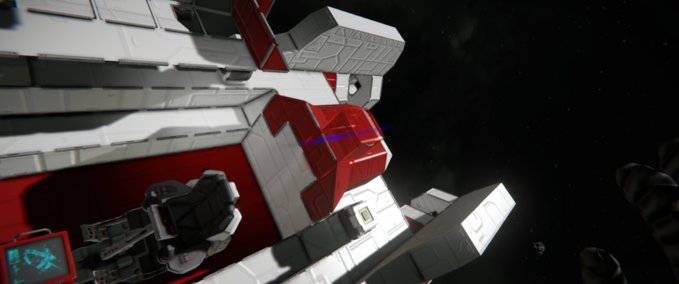 Blueprint A-wing fighter Space Engineers mod