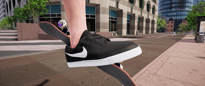 Gear Nike SB Solarsoft Black Skater XL mod