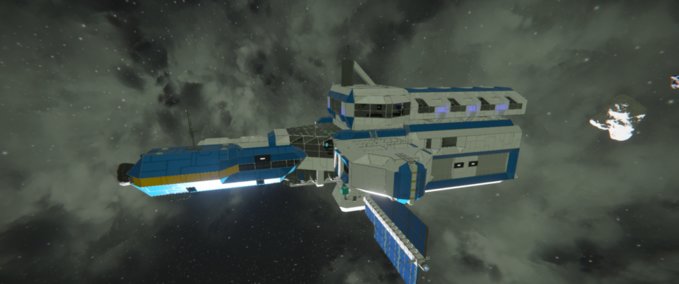 Blueprint Space HubShuttle Space Engineers mod