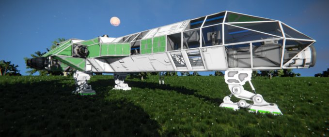 Blueprint Planetary Shuttle Space Engineers mod