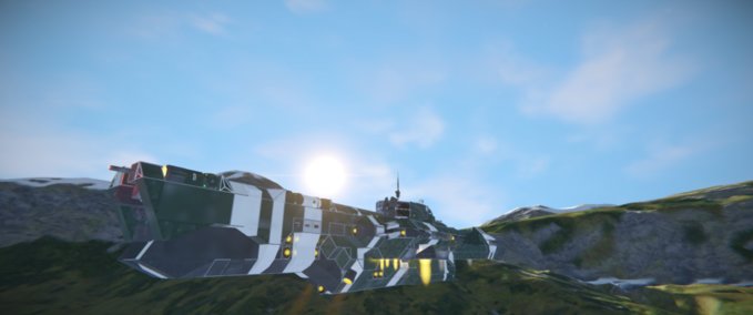 Blueprint HMS Qeen Elizabeth Space Engineers mod