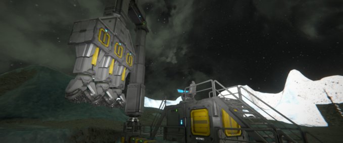 Blueprint Drill Riggy Space Engineers mod
