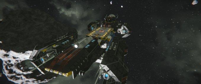 Blueprint Atlas C.R.V. (Colony Resupply Vessel) Space Engineers mod