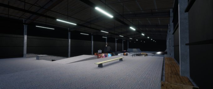 Map "Back to Basics" custom, simple, skate park Skater XL mod