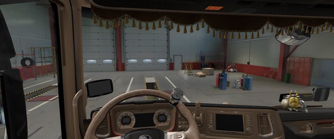 Trucks Scania Lux Interieur von kRipt [1.38.x] Eurotruck Simulator mod