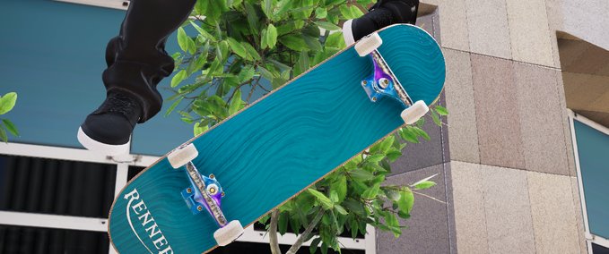 Gear Renner Pro Z Series Deck - Blue Skater XL mod