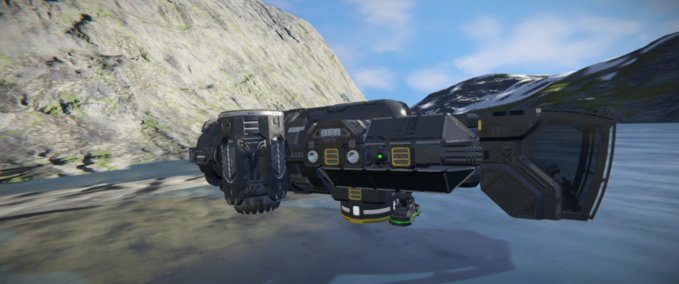 Blueprint Mhi supply ship Space Engineers mod