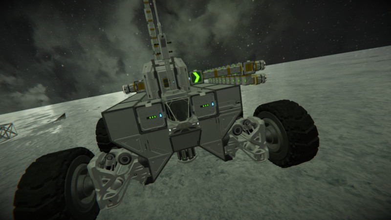 Space engineers mining rover