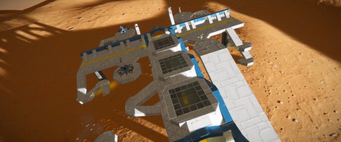 Blueprint MarsEasyStation Space Engineers mod