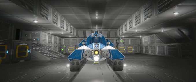 Blueprint Combatant mk.1 Space Engineers mod