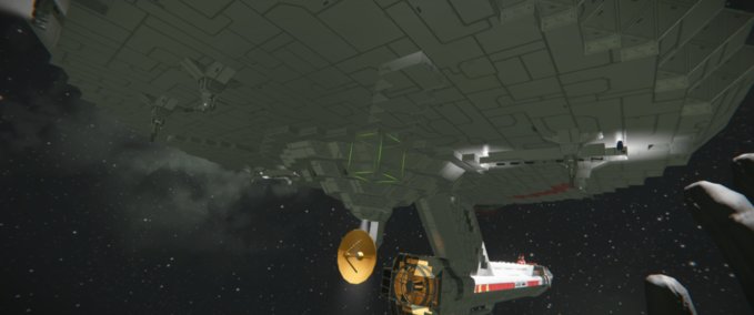 Blueprint U.S.S. Saladin (Saladin Class Destroyer) Space Engineers mod