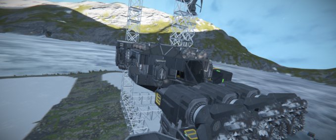 Blueprint Mhi medium miner Space Engineers mod