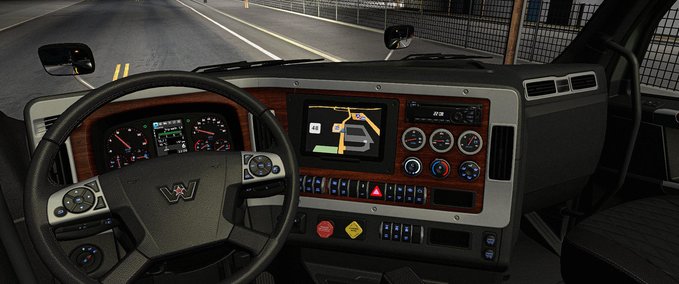 Trucks WESTERN STAR 49X INTERIEUR [1.38.X] American Truck Simulator mod
