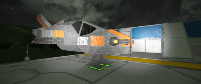 Blueprint TIO pidgeon dive bomber Space Engineers mod