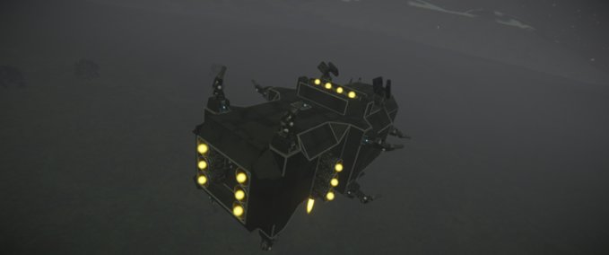 Blueprint War ship Space Engineers mod
