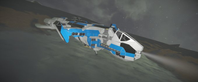 Blueprint ODF GunShip Nightmare Class Space Engineers mod