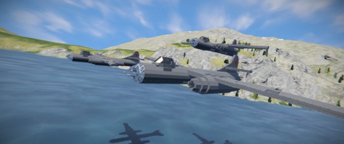Blueprint German jet bomber IL-28 ww2 Space Engineers mod