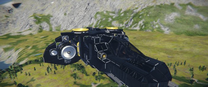 Blueprint Hornet fighter Space Engineers mod