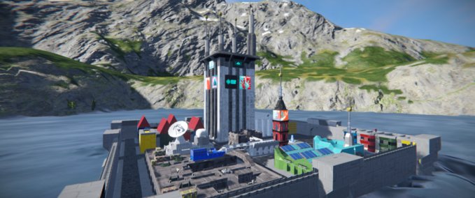 Blueprint City Space Engineers mod