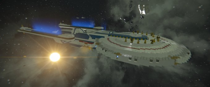 Blueprint Star Trek - Eisenhower Heavy Carrier Space Engineers mod