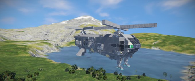 Blueprint Assault chinook Space Engineers mod