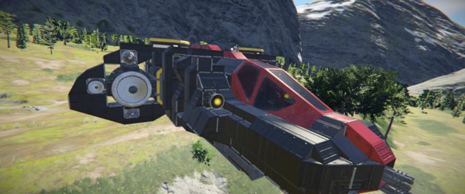 Blueprint Hornet fighter Space Engineers mod