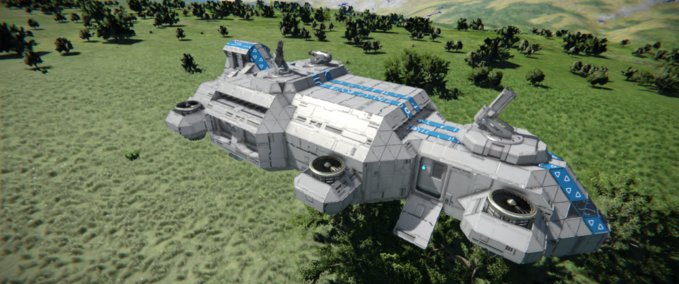 Blueprint Eclipse Combat Transport Space Engineers mod