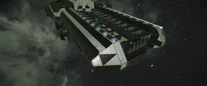 Blueprint Spavc  Velvet class assault carrier Space Engineers mod