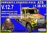 Packen Sie leistungsstarke Motoren + Getriebe V.12.7 für ATS 1.38.XX Mod Thumbnail