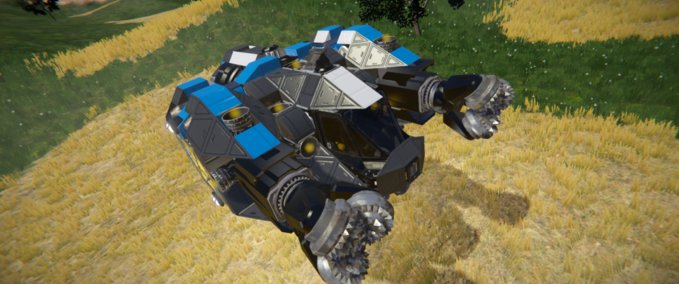 Blueprint RSN - Gerbil Miner Utility Ship MK1 Space Engineers mod