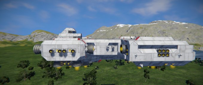 Blueprint Missile cruiser Space Engineers mod