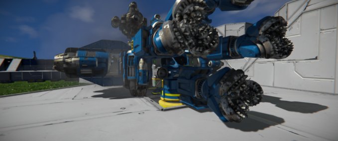 Blueprint Drill Ship Atmosphere mk.1 Space Engineers mod
