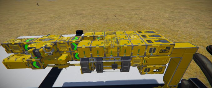Blueprint Large ship core 4 Space Engineers mod