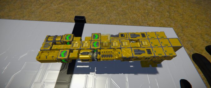 Blueprint Large ship core 5 Space Engineers mod