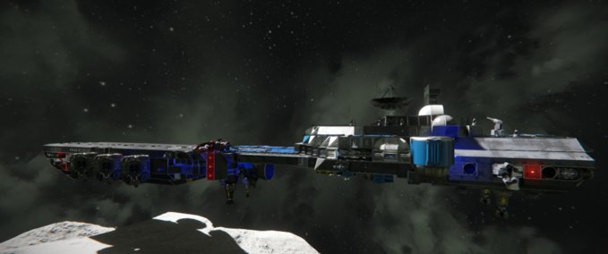 Blueprint Uss ISAAC NEWTON Space Engineers mod