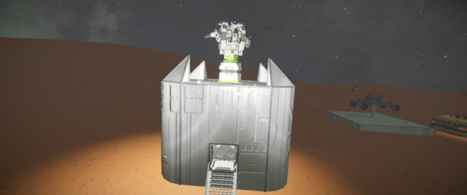 Blueprint Automated Drone + Charging Station Space Engineers mod