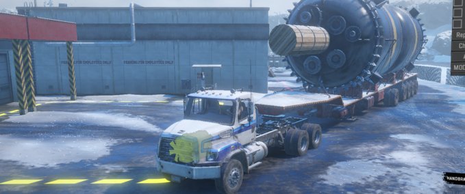Subscribe PTS only Giant 64000 liter Fuel semitrailer SnowRunner mod